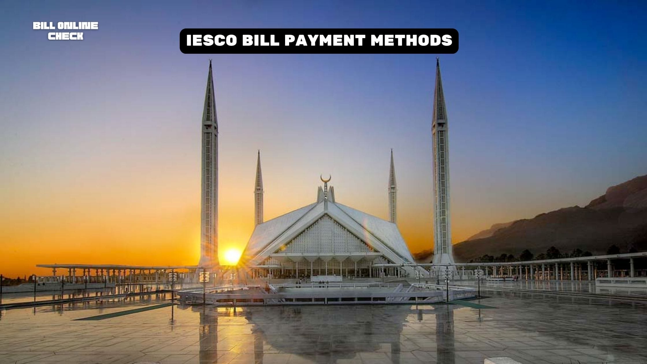 IESCO Bill Payment Methods